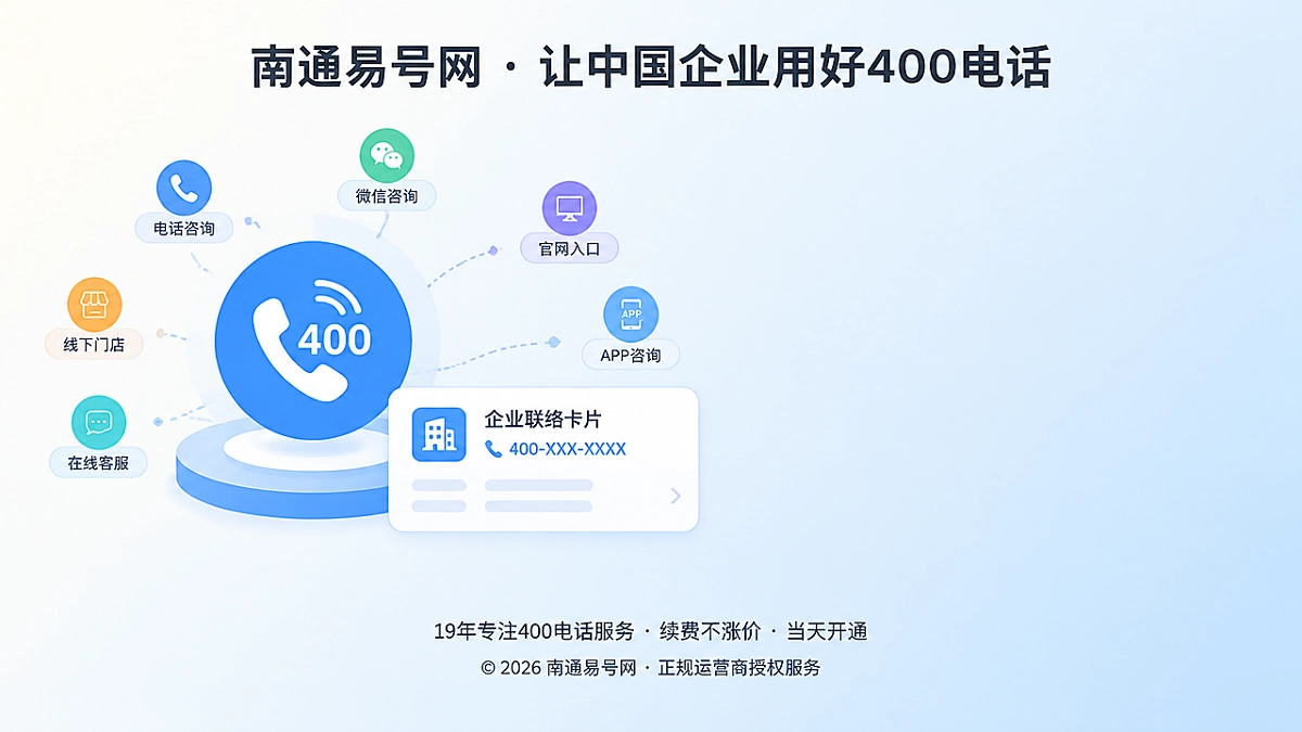 企业统一400电话入口保持稳定