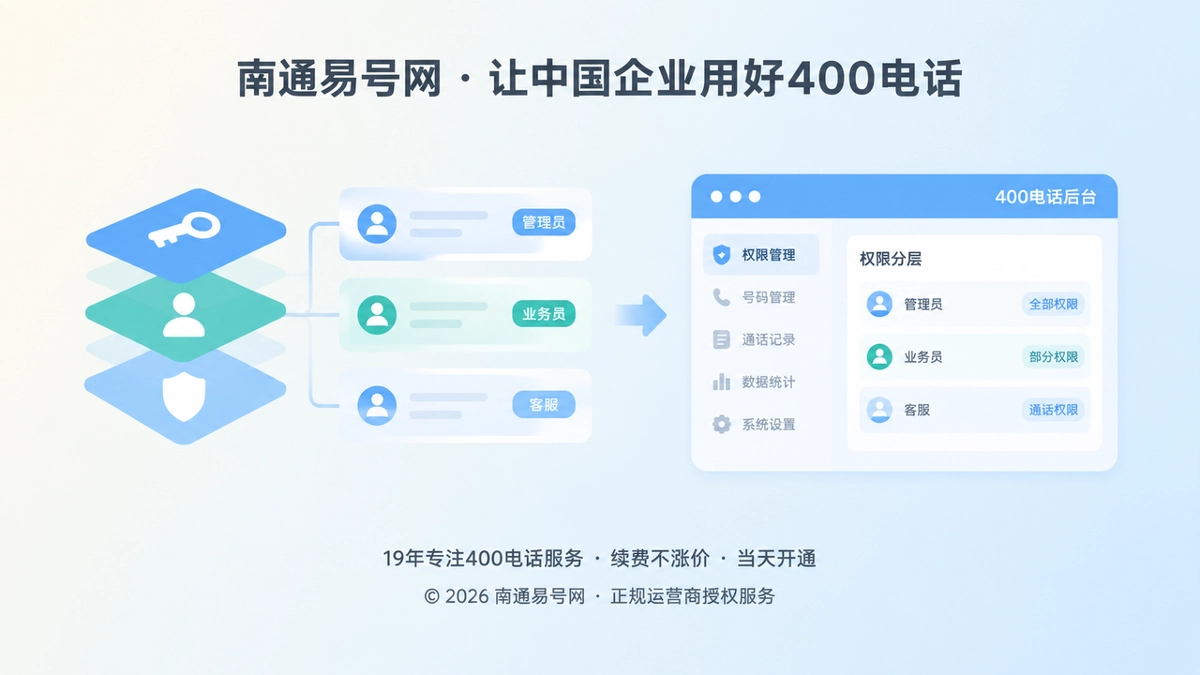 2026年400电话功能详解：权限分层决定通信控制权